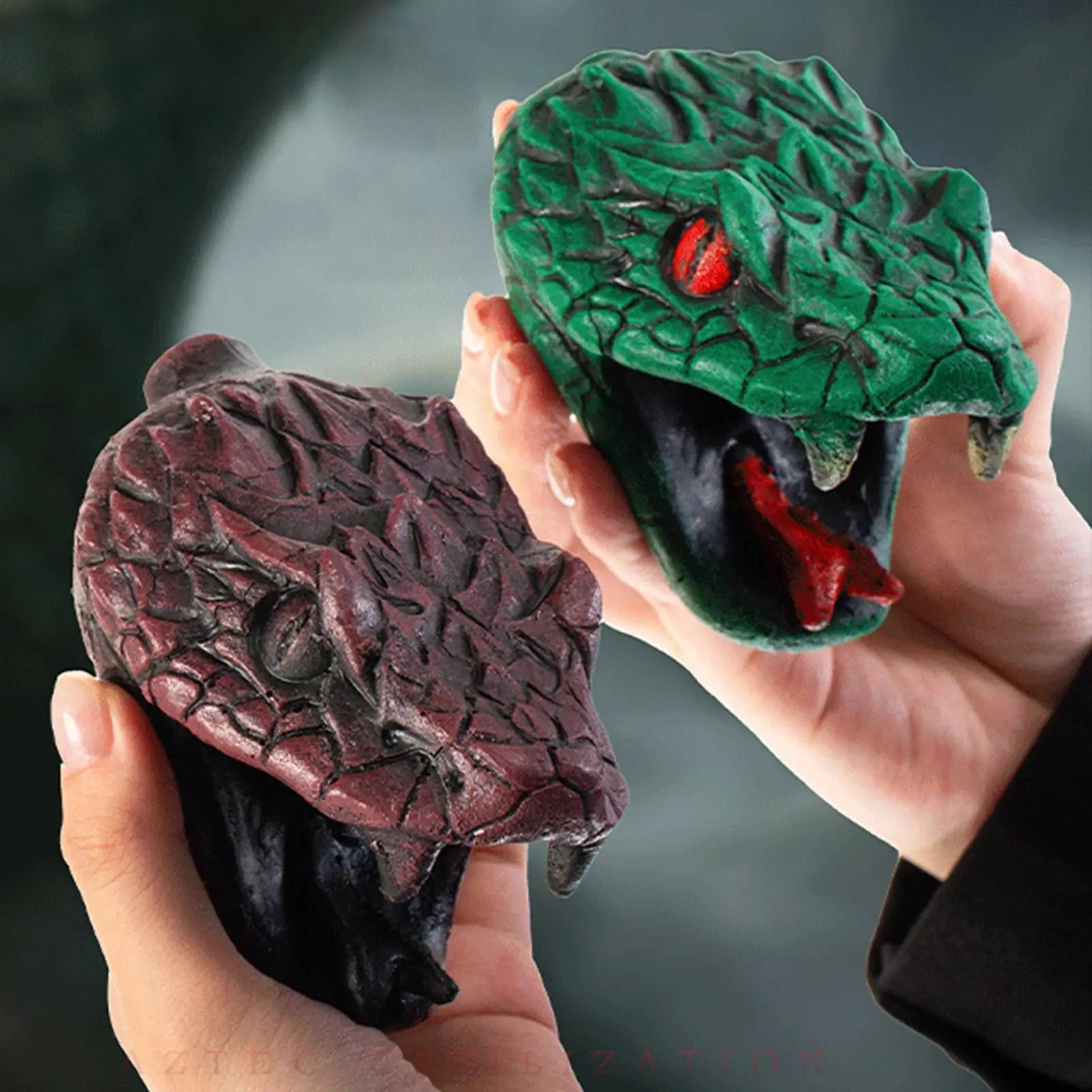 Serpentine Halloween Aztec Death Whistle Spookys Aztec Scary Death Whistle Python Whistle Toys Party Noise Prop Resin Toys Gifts