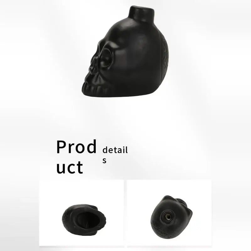 Creepy Death Whistle Loud Human Scream War Whistle High Decibels Authentic Human Sounding Aztec War Whistle for Skull Shape