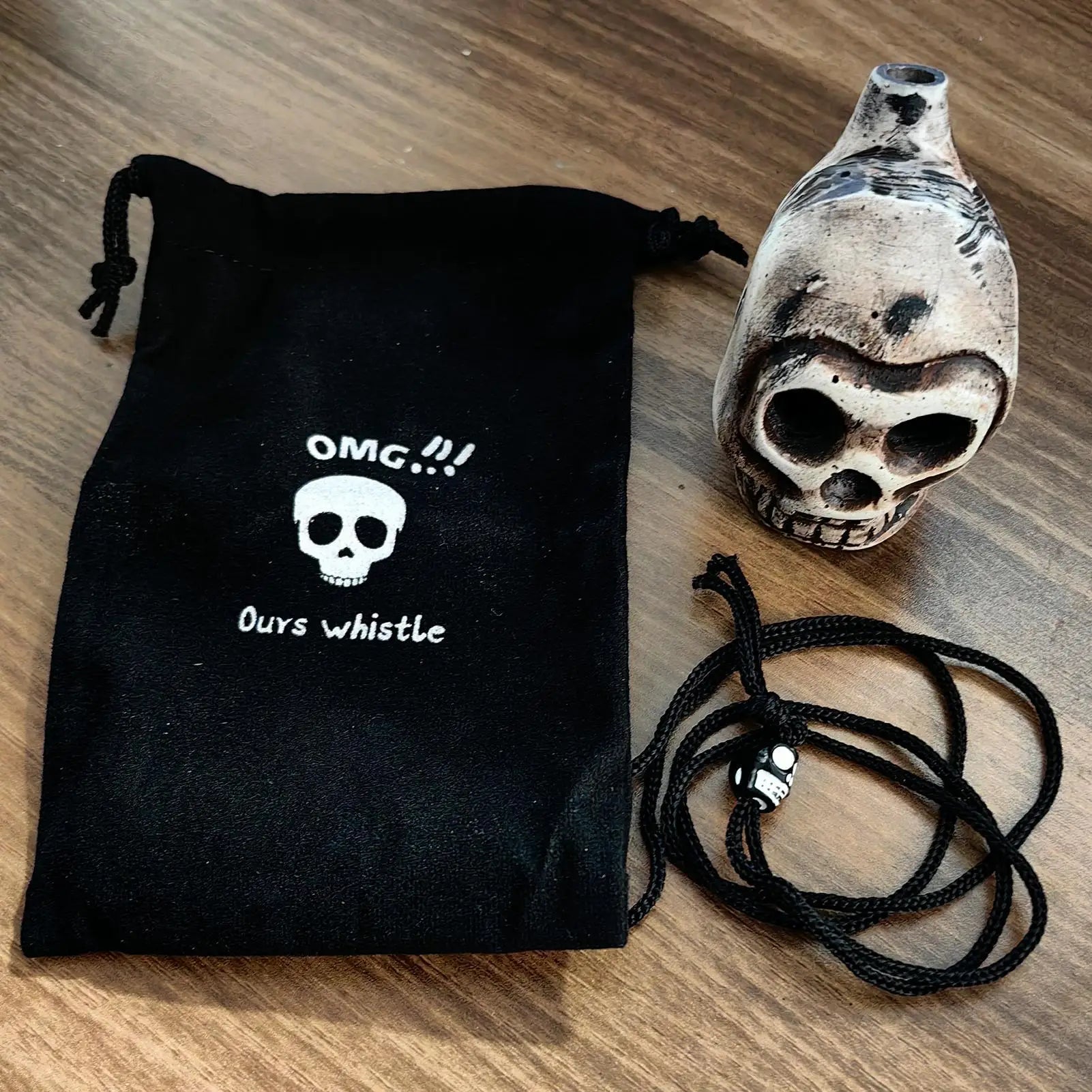 Aztec Death Whistle Skull Spooky Human Death Scream Loud Whistle Human Prank High Decibels Whistle Camping Emergency Tools