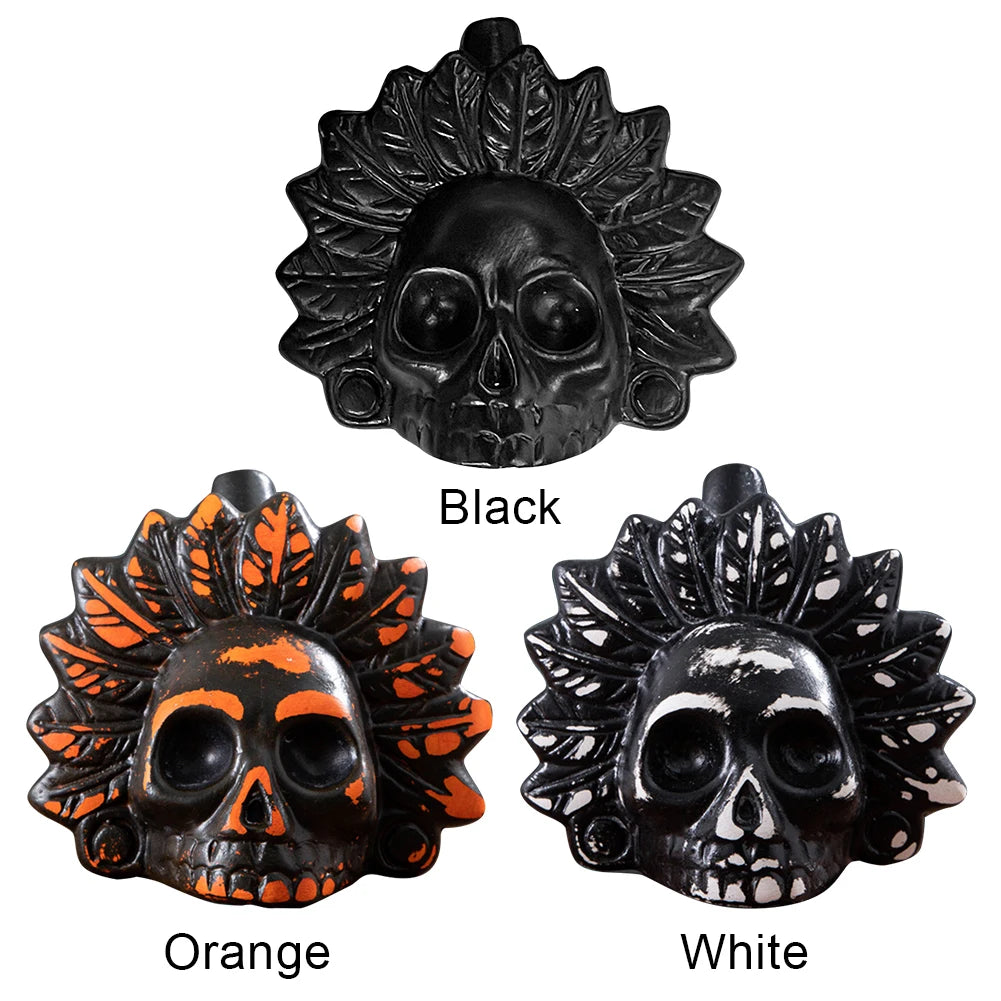 Authentic Aztec Whistle Loud Spooky Aztec Death Whistle Scream Whistle for Halloween Prank Props