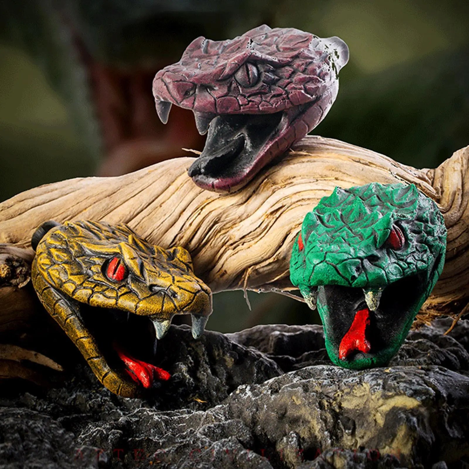 Serpentine Halloween Aztec Death Whistle Spookys Aztec Scary Death Whistle Python Whistle Toys Party Noise Prop Resin Toys Gifts